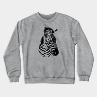 Black Zebra Crewneck Sweatshirt